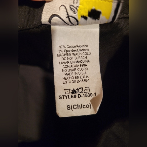 Modcloth Black Soda Fountain Dress by Petalo Sz Small Read Sm Hole  Miss Belt - Picture 6 of 6